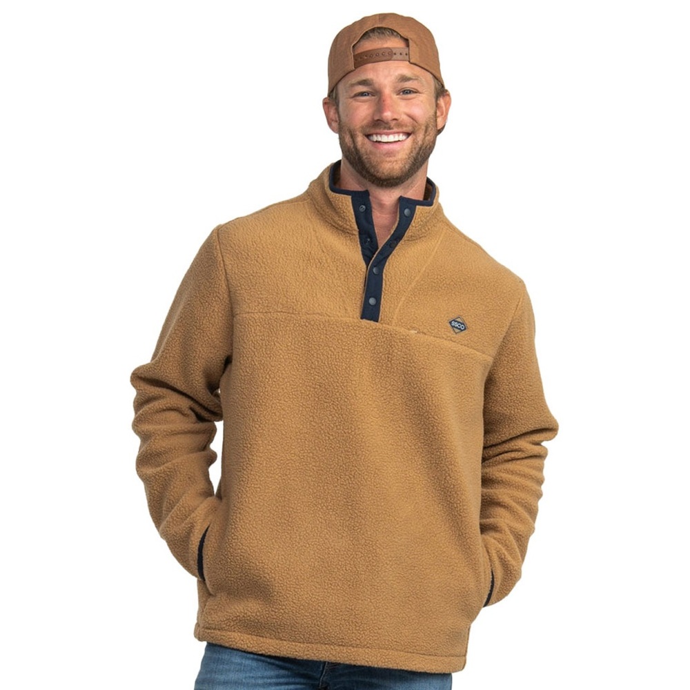 Southern Shirt Kodiak Snap Pullover in Granola